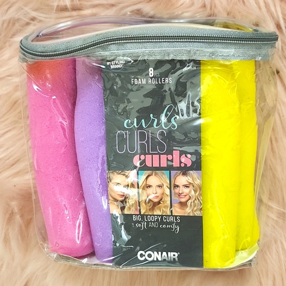 Brand New CONAIR BIG, LOOPY SOFT & COMFY CURLS-8CT